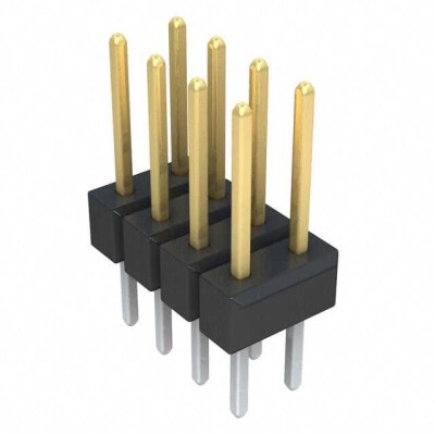 Connector Header Through Hole 8 position 0.100