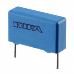 0.022 µF Film Capacitor 600V 1000V (1kV) Polypropylene (PP), Metallized Radial - KEMET
