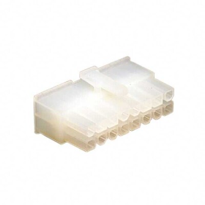 16 Rectangular Connectors - Housings Receptacle Natural 0.165