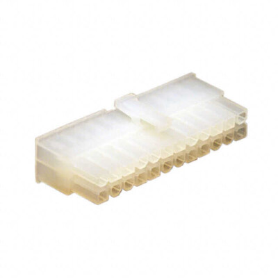 24 Position Rectangular Housing Connector Receptacle Natural 0.165