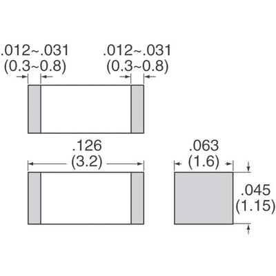 0.047µF ±5% 50V Seramik Kapasitör / Kondansatör C0G, NP0 1206 (3216 Metrik) - 2