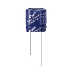 0.1 F (EDLC) Supercapacitor 5.5 V Radial, Can 900mOhm @ 1kHz 2000 Hrs @ 70°C - CDA (Zhifengwei Technology)