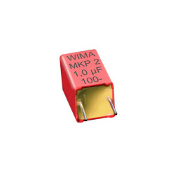 0.1 µF Film Capacitor 63V 100V Polypropylene (PP), Metallized Radial - WIMA
