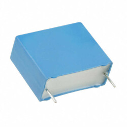 0.1 µF Film Capacitor 760V 1500V (1.5kV) Polypropylene (PP), Metallized Radial - KEMET