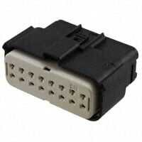16 Position Rectangular Housing Connector Receptacle 0.230