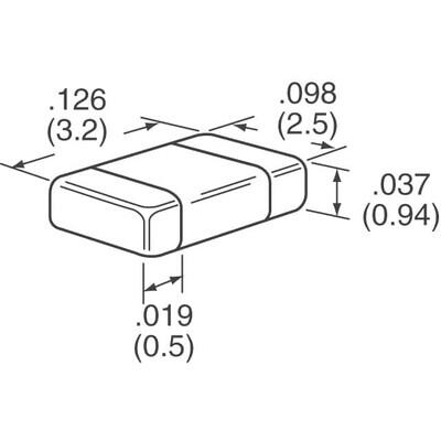 0.1µF ±10% 100V Seramik Kapasitör / Kondansatör X7R 1210 (3225 Metrik) - 2