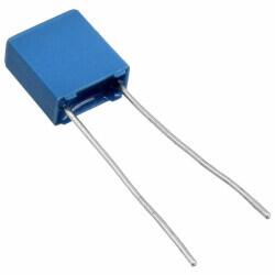 0.22 µF Film Capacitor 63V 100V Polyester, Polyethylene Terephthalate (PET), Metallized - Stacked Radial - 1