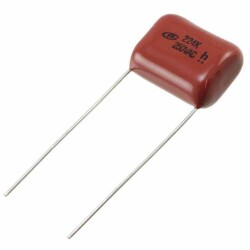 0.22 µF Film Capacitor 250V Polyester, Metallized Radial - 1
