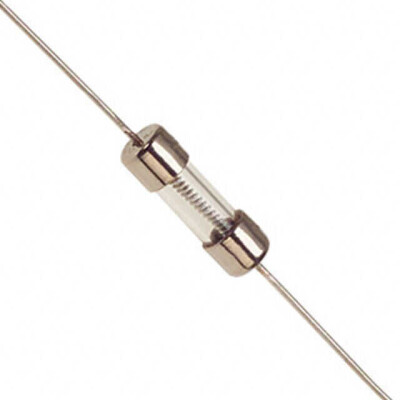 2 A 250 V 125 V Fuse Cartridge, Glass Through Hole Cartridge, Non-Standard (Axial) - 1