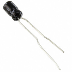 0.33 µF 50 V Aluminum Electrolytic Capacitors Radial, Can 1000 Hrs @ 105°C - Nichicon