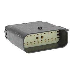 20 Rectangular Connectors - Housings Plug Black 0.138