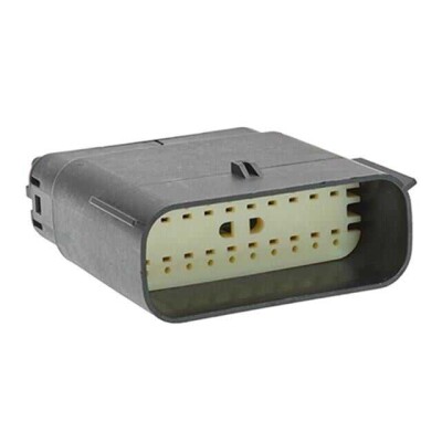 20 Rectangular Connectors - Housings Plug Black 0.138