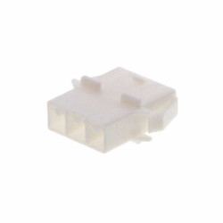 3 Position Blade Type Power Housing Connector Receptacle Natural 0.287