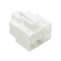 6 Position Blade Type Power Housing Connector Plug Natural 0.287