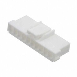 10 Rectangular Connectors - Housings Receptacle Natural 0.098