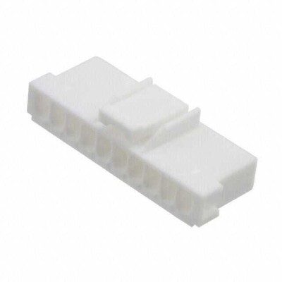 10 Rectangular Connectors - Housings Receptacle Natural 0.098