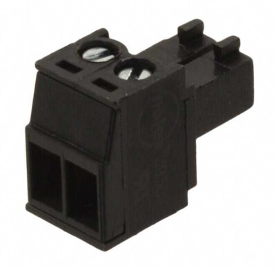 2 Position Terminal Block Plug, Female Sockets 0.138