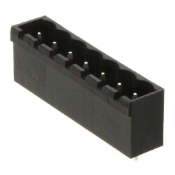 7 Position Terminal Block Header, Male Pins, Shrouded (4 Side) 0.197