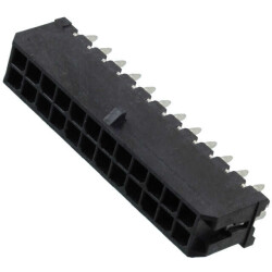 Connector Header Through Hole 24 position 0.118