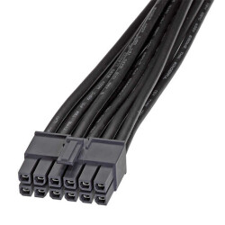 12 Position Cable Assembly Rectangular Socket to Socket 3.28' (1.00m) - Molex