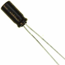 0.47 µF 50 V Aluminum Electrolytic Capacitors Radial, Can 2000 Hrs @ 85°C - Nichicon