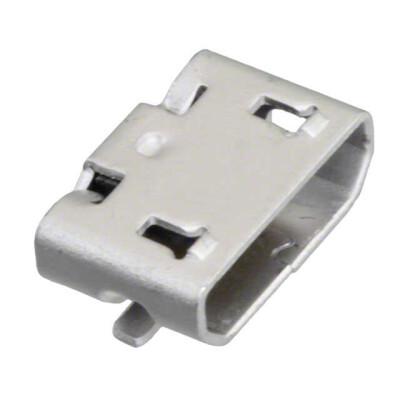 USB - micro B USB 2.0 Receptacle Connector 5 Position Surface Mount, Right Angle - 1