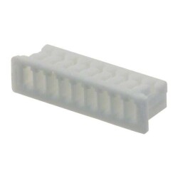 9 Position Rectangular Housing Connector Receptacle Natural 0.049