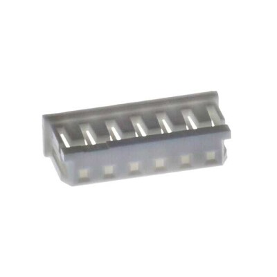 6 Rectangular Connectors - Housings Receptacle Natural 0.079