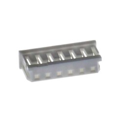 6 Rectangular Connectors - Housings Receptacle Natural 0.079