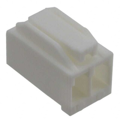 2 Position Rectangular Housing Connector Receptacle Natural 0.138