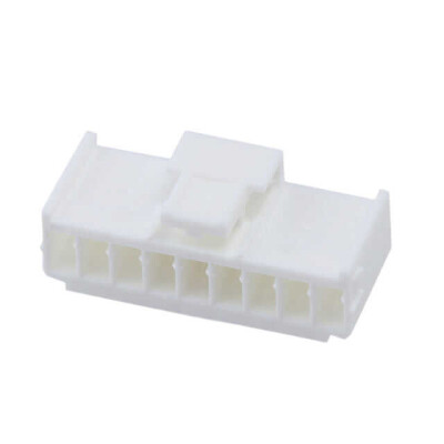 9 Rectangular Connectors - Housings Receptacle Natural 0.098