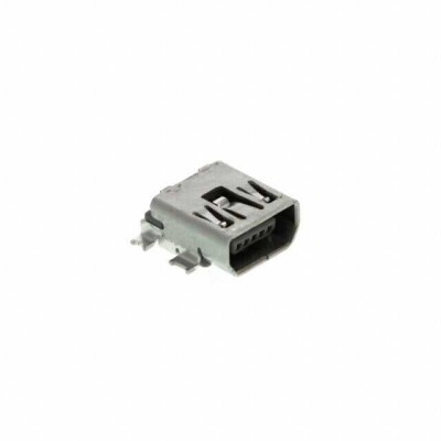 USB - mini AB USB 2.0 OTG Receptacle Connector 5 Position Surface Mount, Right Angle - 1