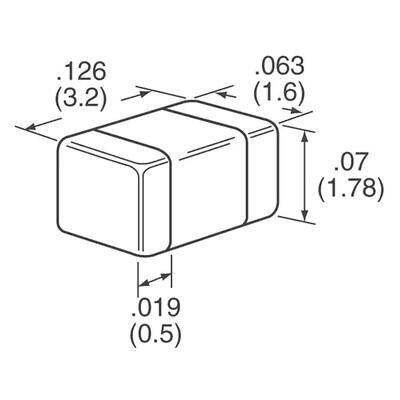 0.68µF ±10% 50V Seramik Kapasitör / Kondansatör X7R 1206 (3216 Metrik) - 2