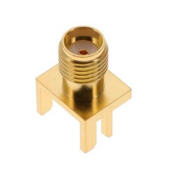 SMA Connector Jack, Female Socket 50 Ohms Board Edge, End Launch Solder - Molex (1)