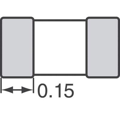 0.8 nH Unshielded Thick Film Inductor 800 mA 80mOhm Max 0201 (0603 Metric) - 2