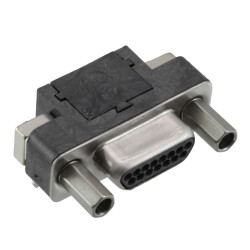 15 Position D-Type, Micro-D Plug, Male Pins Connector - Molex