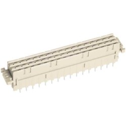 48 (Power) Position Din Connector Receptacle, Female Sockets Gold Through Hole - HARTING