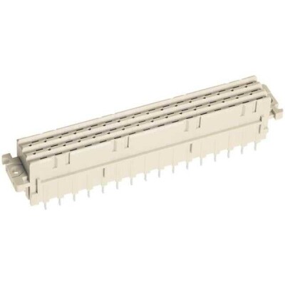 48 (Power) Position Din Connector Receptacle, Female Sockets Gold Through Hole - 1