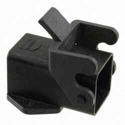 Base - Panel Mount 90° Connector Side Entry 3A IP44 - HARTING