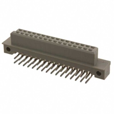 32 Position Din Connector Receptacle, Female Sockets Gold Through Hole, Right Angle - 1