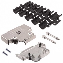 25 Position Two Piece Backshell Connector 45° - HARTING