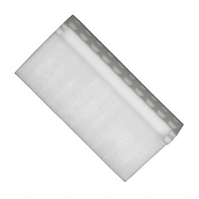10 Rectangular Connectors - Housings Receptacle White 0.100