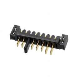 7 Position Header, Male Blades Connector Solder 0.079