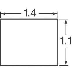 1.575GHz Frequency GPS RF SAW Filter (Surface Acoustic Wave) 0.6dB 2MHz Bandwidth 5-SMD, No Lead - 3