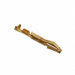 Edge Terminal Non-Gendered 24-28 AWG Crimp Gold - TE Connectivity AMP Connectors