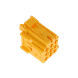 9 Rectangular Connectors - Housings Receptacle Yellow 0.197