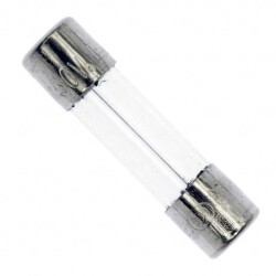 1 A 250 V Fuse Cartridge, Glass Requires Holder 5mm x 20mm - SCHURTER Inc.