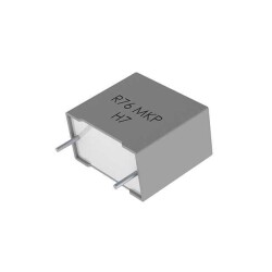 1 µF Film Capacitor 650V 1600V (1.6kV) Polypropylene (PP), Metallized Radial - KEMET