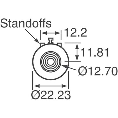 10k Ohm 1 Gang Linear Panel Mount Potentiometer None 10.0 Kierros Wirewound 2W Solder Lug - 2