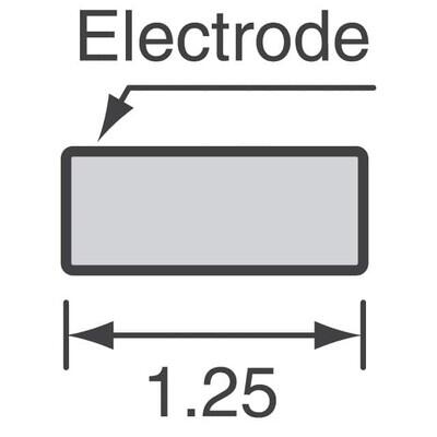 1 µH Shielded Multilayer Inductor 800 mA 238mOhm Max 0805 (2012 Metric) - 2